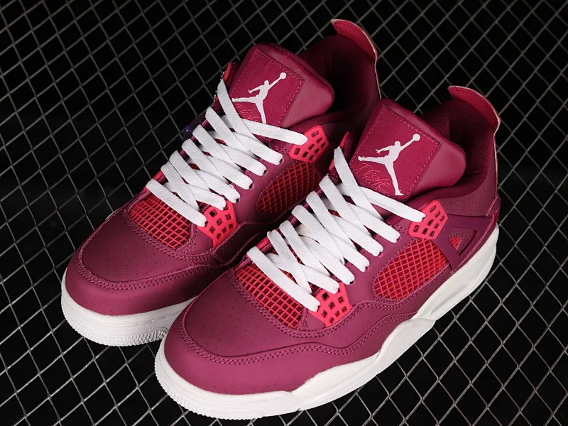 All categories Air Jordan Jordan series basketball shoes Air Jordan 4 Air Jordan 4 Retro AJ4 Joe 4 Purple Rose Sports basketball shoes 487724-561
